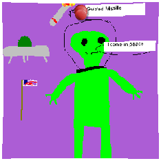 Alien arrived at Area 51